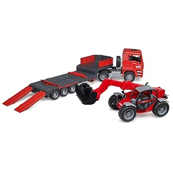 Amazon.co.jp: bruder ブルーダー MAN トラック＆ Manitou テレ